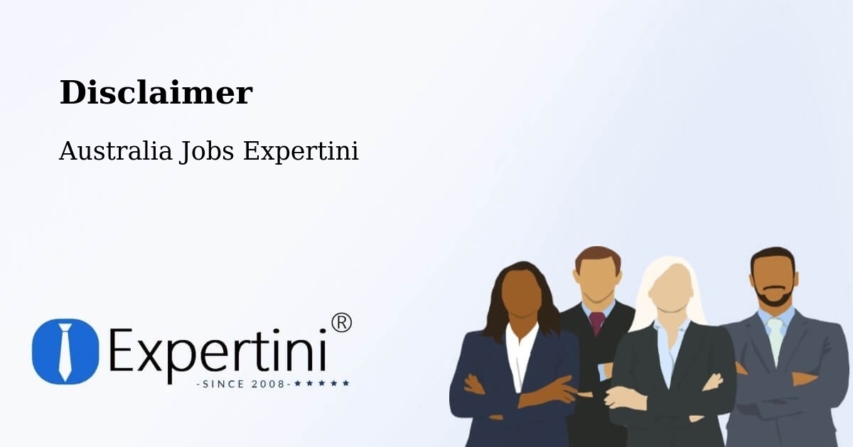 Disclaimer – Canberra - Australia Jobs Expertini